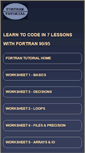 Mobile Screenshot of fortrantutorial.com